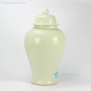 RYKB132-E Cream Ceramic Ginger Jar