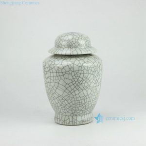 DS31-ZR  Crackled matte finish ceramic fancy table lamp