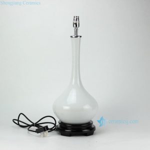 DS60-B-RYNQ  White plain colored porcelain contemporary lamps 