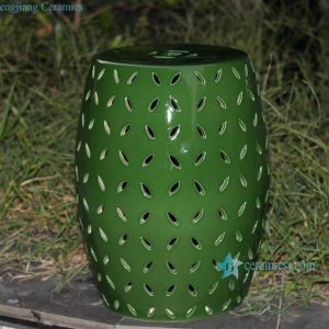 RYNQ151-B/C      Pierced solid color modern ceramic counter stool 