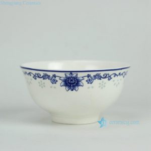RZGF03   Elegant blue and white floral mark porcelain tableware