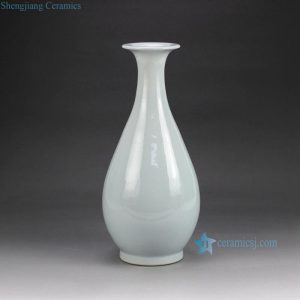 RZGS01   High temperature fired jade like ceramic flower vase