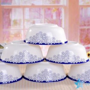 RZHY01-I   blue and white love sea wave mark fine bone china ceramic table sets