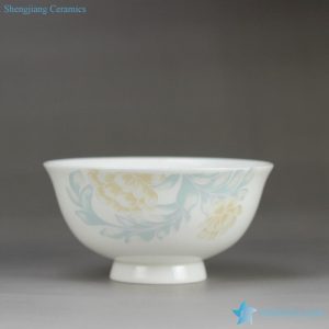 RZHY02-D    Simple and elegant white small household porcelain bowl
