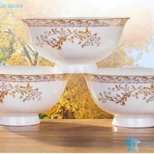 RZHY02-Q   Golden autumn mark bone china porcelain bowls