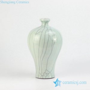 RYXC13-B      Meiping ceramic crackle vase for online sale