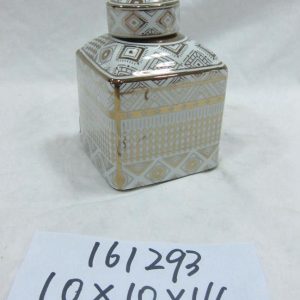 RZKA161293      Irregular shape exotic golden crockery square box
