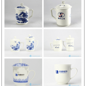 RYDI-DZ   Factory low price large production business logo print customize ceramic tea cup