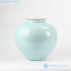 RZJR12    Pomegranate shape celadon glaze ceramic vase
