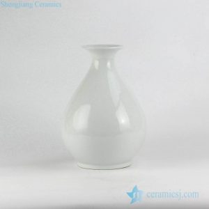 RYNQ219     pure white glaze okho crockery vase