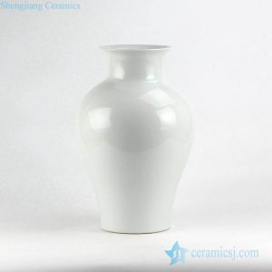 RYNQ222     white glaze hotel  decor simple style  ceramic vase