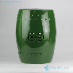 RZKL03-F       Jungle green plain color porcelain lounge bar chair