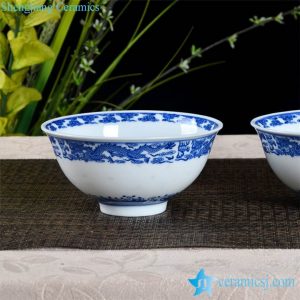 RZHX01-C     China dragon pattern  vanity royal style porcelain dinning room bowl
