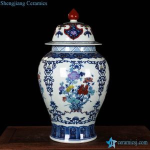 RZLG01     Exquisite hand drawing blue and white porcelain ginger jar