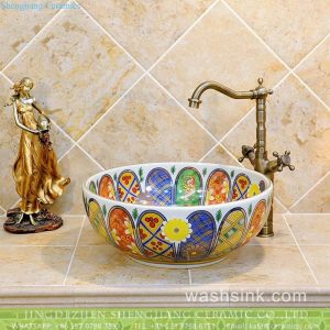 TXT05A-5       Japan style Shengjiang factory porcelain vintage wash bowl
