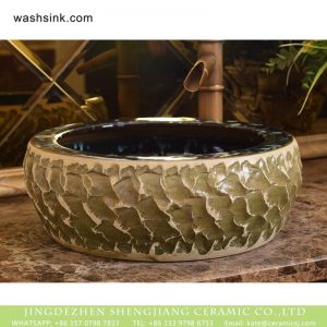 XHTC-X-1011-1   Jingdezhen wholesale special design Shengjiang factory porcelain toilet basin