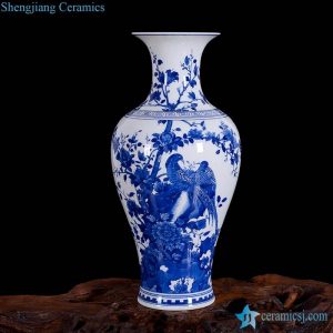 RZLH01      China hand paint pheasant pattern home decor ceramic vase