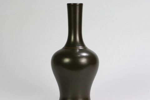 RYPM39   Gloss Green Modern Ceramic Vase For Flowers