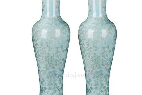 BV-105  wholesales antique chinese  glossy     tall   porcelain flower vase