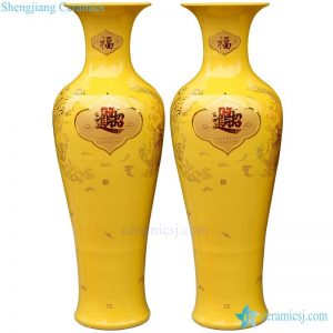 BV-108 wholesales antique chinese  Red  tall   porcelain flower vase