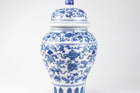 RYUJ20   Blue and white low price online sale porcelain jar