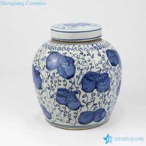 RZKT04-A   Antique finish high skill hand painting home showcase ceramic jar