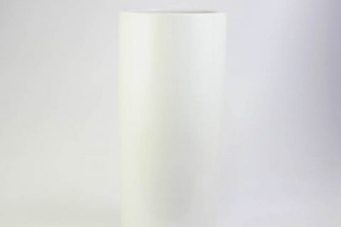 RZMS01   Plain white color Jingdezhen clay vase