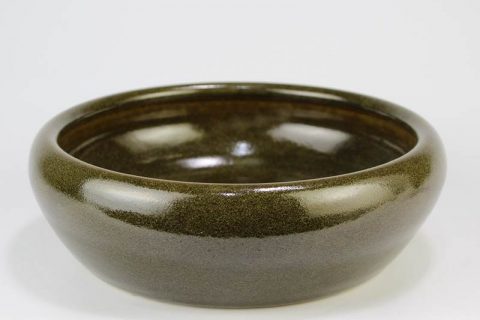 RZNB01   Matcha green tea dust glaze round ceramic water pot
