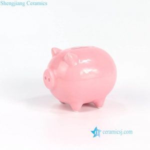 RZNE03    Pink swine ceramic saving pot for 2019 the year of pig company present