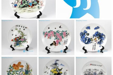 pukoo-001-E-K    China style home decoration ceramic display plates