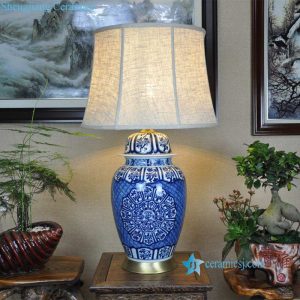 DS-RZFQ29    China style hand painted blue and white ceramic lighting