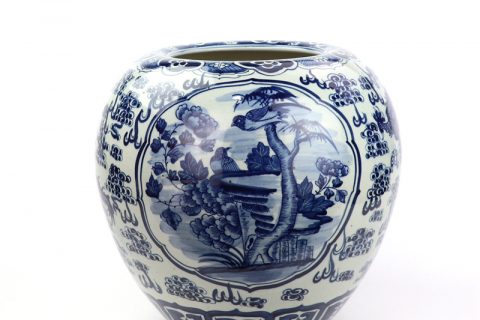 RZOT01 Old finish porcelain material bird dragon ceramic vase