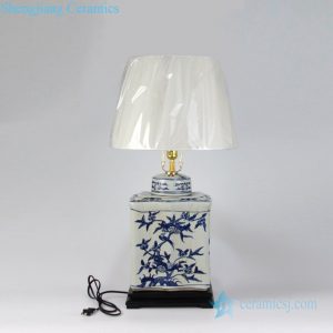 DS-RYQQ55     Four sides special bird and tree design ceramic lamp