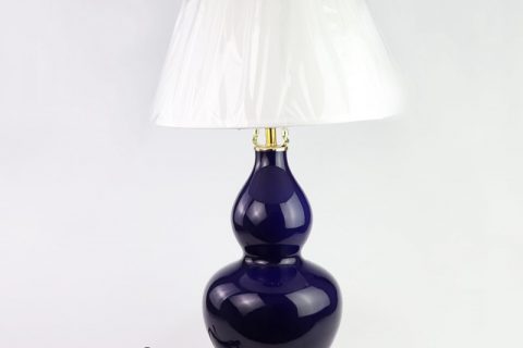 DS-RZMS17    Dark blue distinctive ceramic tabletop lamp