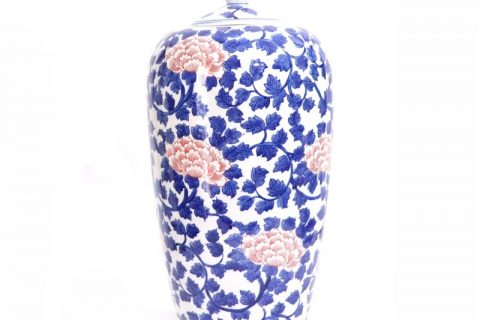 RYLU164      Shengjiang ancient wax gourd shaped ceramic jar