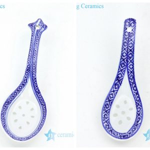 RZKG10-11      Best selling blue and white ceramic spoon