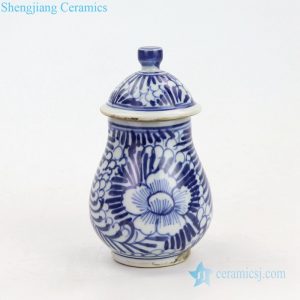 RZKT14       Elegant china style ceramic with hand painted pattern jar