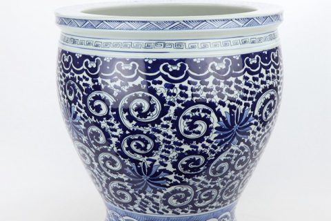 RZMV27       Shengjiang factory wholesale price ceramic with floral design pot