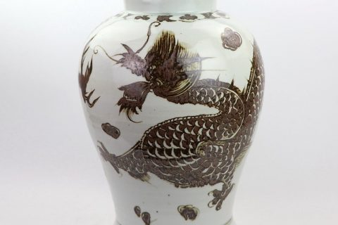 RZOX05     Chinese artistic Ming and Qing dynasties dragon ceramic vase