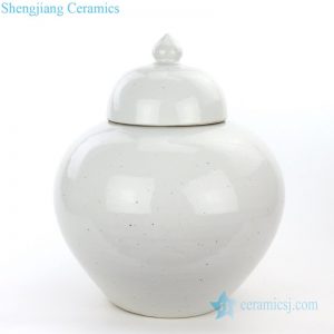 RZPI05-B      Shengjiang company best selling white ceramic storage jar