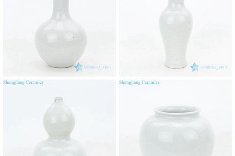 RZPI35-38      Solid color high quality various shape porcelain vase