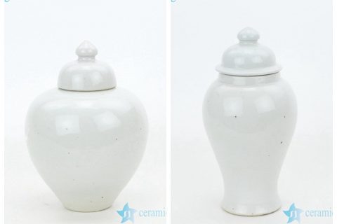 RZPI39-40    Best selling monochrome porcelain jar with candle knob lid