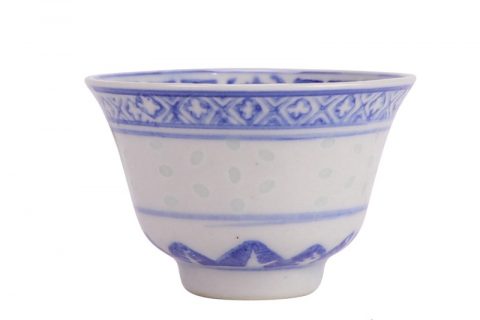 RZPU01/RZPU07   Jingdezhen blue and white rice pattern cup Tea cups