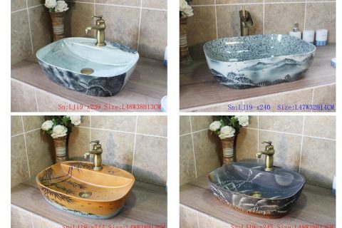 2019 Shengjiang exquisite arts and crafts ceramic wash basin