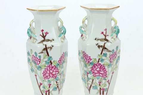 RZIH06-C    Shengjiang ancient flower and bird design ceramic vase