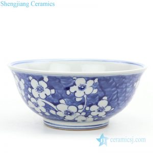 RZKT25-A       Chinese traditional wintersweet design ceramic bowl