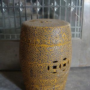 RZPZ14        Shengjiang hot sale unique pattern ceramic stool