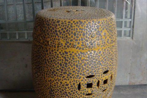 RZPZ14        Shengjiang hot sale unique pattern ceramic stool
