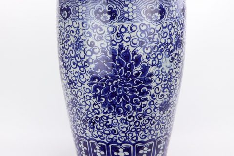 RZQB01   Jingdezhen traditional hand paint lotus ceramic stool