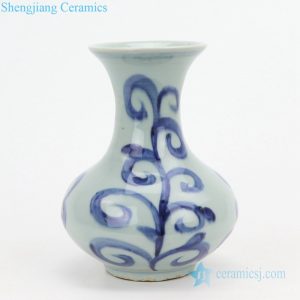 RZQJ02  Rococo pattern ceramic mini vase